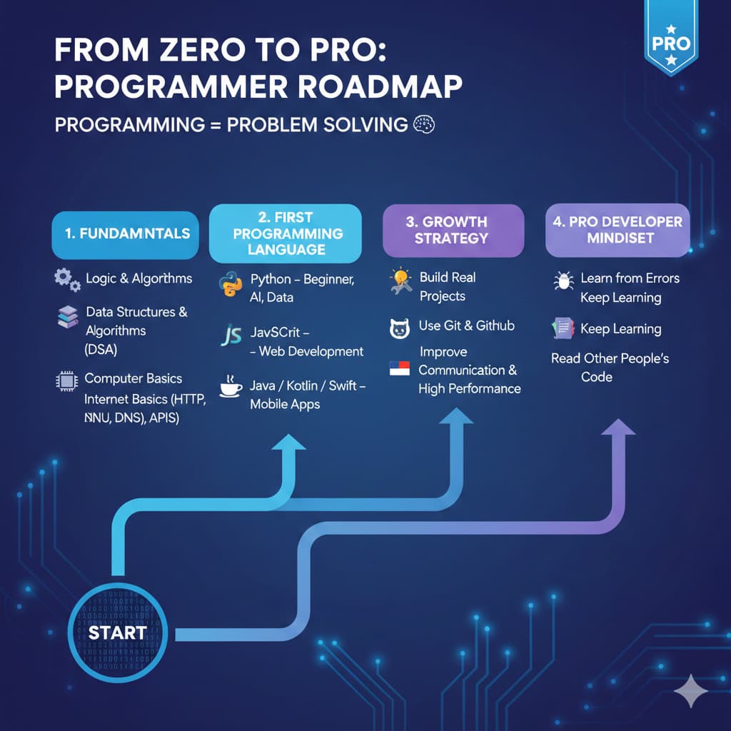 จากศูนย์สู่เทพ คู่มือเริ่มต้นและแนวทางการพัฒนาตัวเองสู่การเป็น Programmer