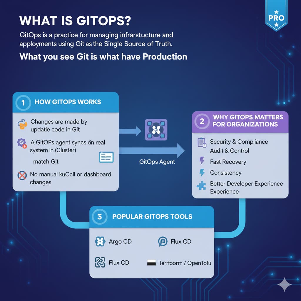 เลิกใช้คำสั่ง Manual แล้วมาใช้ GitOps กันเถอะ เมื่อ Git คือรีโมทคอนโทรลของระบบ